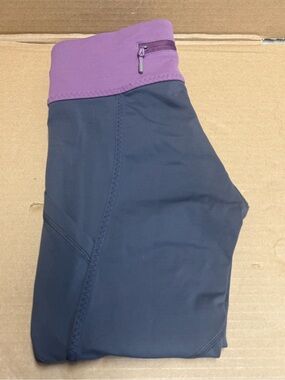 lululemon athletica  Leggings with Purple Waistband